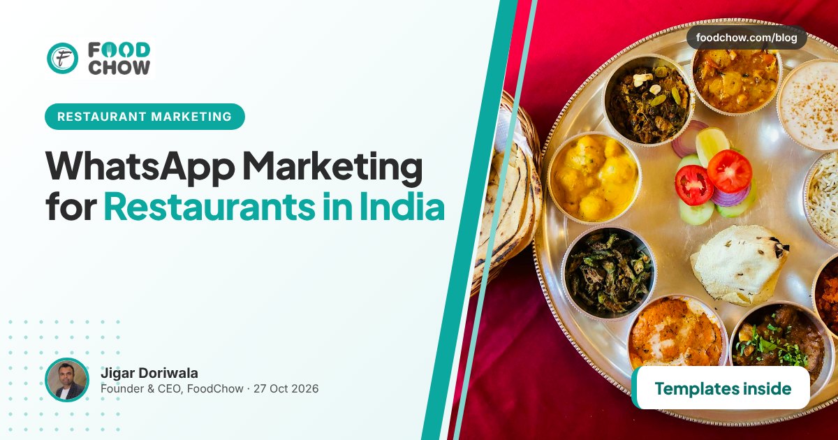 Restaurant customers sharing a Gujarati thali, illustrating WhatsApp marketing strategies for Indian restaurants
